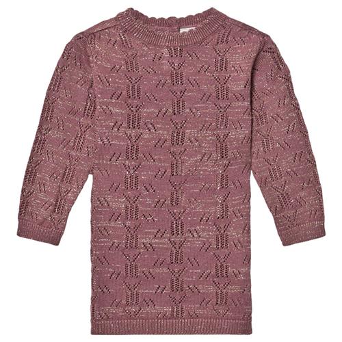 Fixoni Glitter Kjole Rose Taupe 56 cm    56 cm  kvinde