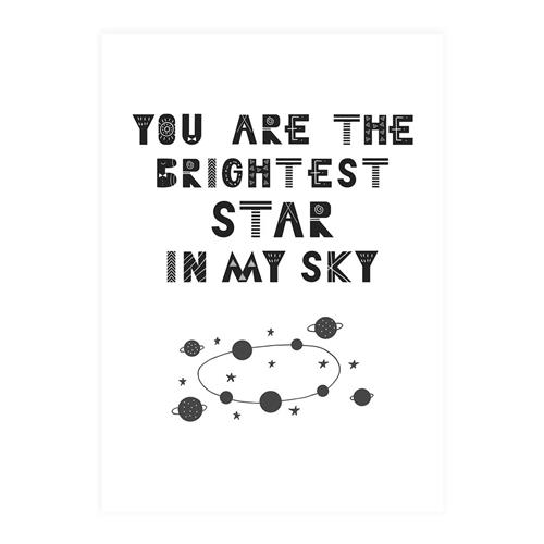 XO Posters Poster Star In The Sky One Size  Sort  One Size  Unisex