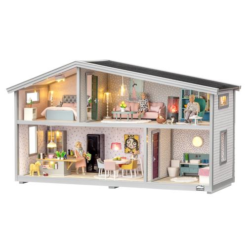 Lundby LIFE Dukke Hus One Size  Grå  One Size 4 Y+ unisex