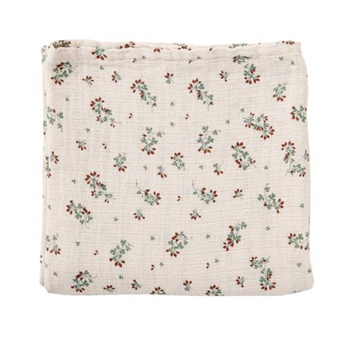 garbo&friends Musselin Swaddle Tæppe Clover One Size    One Size  Unisex