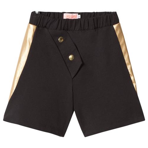 BANG BANG Copenhagen Black and Gold Sunnyboy Sweat Shorts 1-2 Y    1-2 år  kvinde