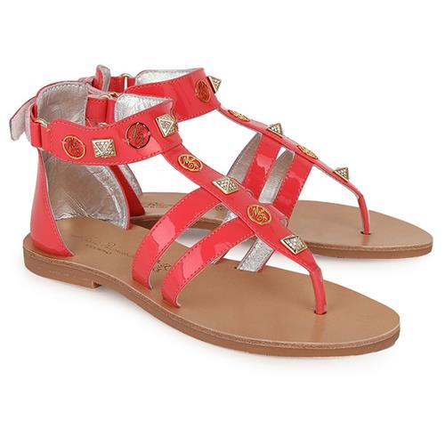 Miss Blumarine Gladiator Sandaler Røde 32 EU  Lyserød  32 EU  kvinde