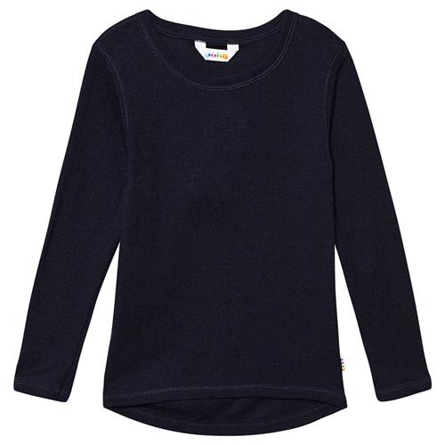 Joha Rib T-shirt Navyblå 120 cm  Marineblå  120 cm  kvinde