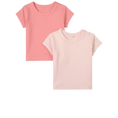 A Happy Brand 2-pak T-shirter Lyserøde 62/68 cm  Lyserød  62/68 cm  Unisex