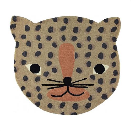 OYOY Leopard Rug Camel One Size      Unisex