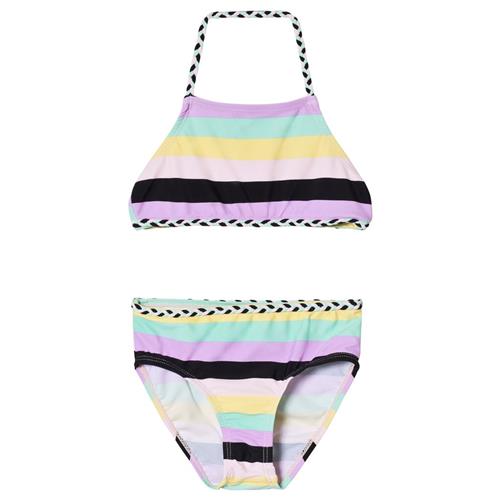 The BRAND Plait Bikini Pastel Stripe 80/86 cm    80/86 cm  kvinde