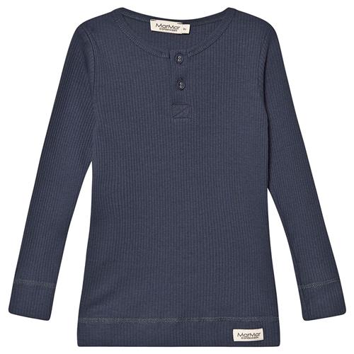MarMar Copenhagen Rib T-shirt Blå 2 Y  Blå  2 år  Unisex