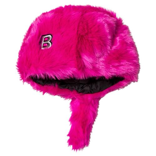 The BRAND Faux Fur Hat with Tail Pink 80/86 cm  Lyserød  80/86 cm  kvinde