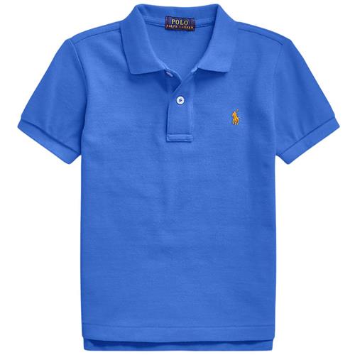 Ralph Lauren Logo Poloshirt Blå 14-16 Y  Blå  14-16 år  mand