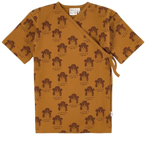 MAINIO Mønstret T-shirt Golden Brown 6-10 Y    6-10 år  Unisex