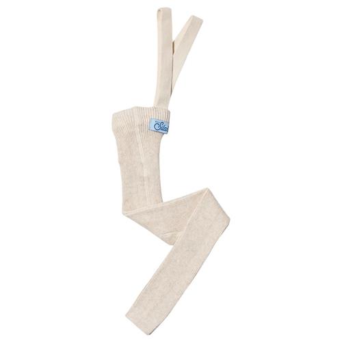 Se Silly Silas GOTS Fodsløse strømpebukserer Cremefarvede 2-3 Y  Creme  2-3 år  unisex ved Babyshop