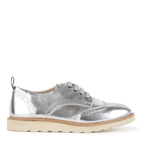 Young Soles Silver Leather Brando Brogues 22 EU    22 EU  mand