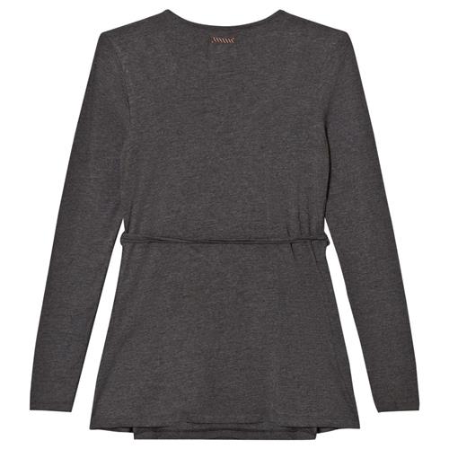 Mom2moM Wrap Top Grey Melange M    M  kvinde