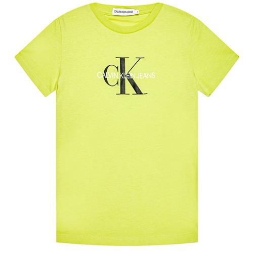 Calvin Klein Jeans Logo T-shirt Gul 12 Y  Gul  12 år  Unisex