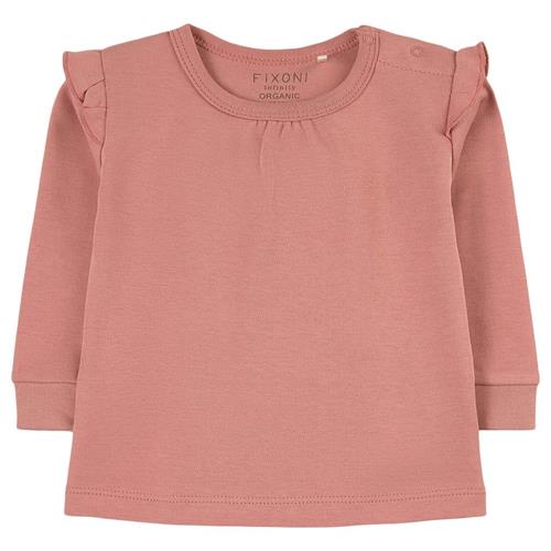 Fixoni Ruffle Detail T-shirt Lyserød 74 cm    74 cm  kvinde