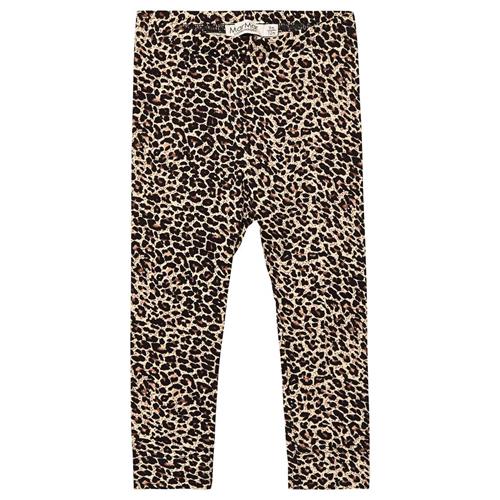 MarMar Copenhagen Leo Leggings Beige 6 Months  Brun Dyr 6 måneder  Unisex