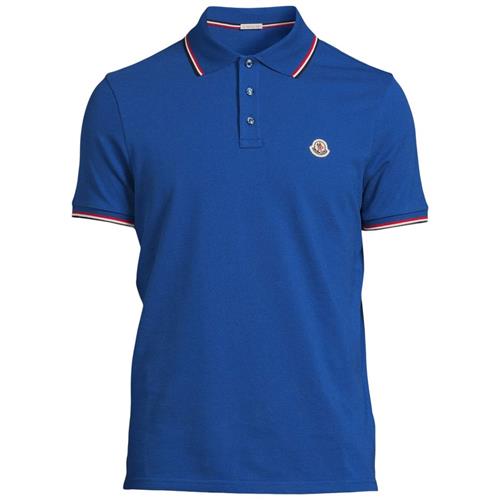 Moncler Poloshirt Blå 10 Y  Blå  10 år  mand