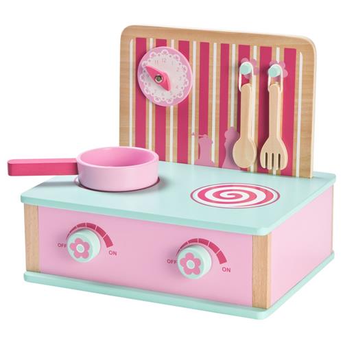 Se Wood Little Foldbar Legekøkken Lyserød Carseat      unisex ved Babyshop