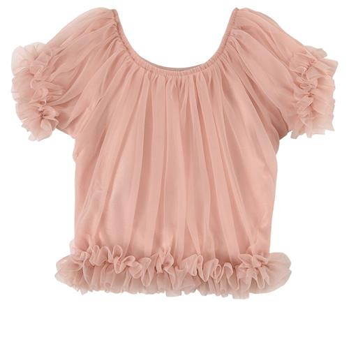 DOLLY by Le Petit Tom Frilly Princess Top Ballet Pink 4-6 Y  Lyserød  4-6 år  kvinde