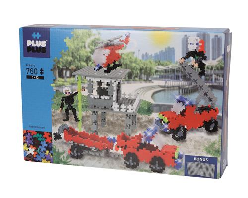 Plus-Plus 760-Piece Plus-Plus® Fire & Rescue One Size  Blå  One Size  Unisex