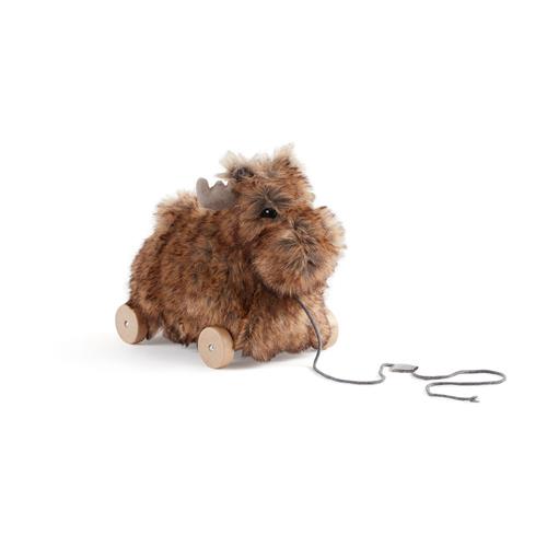 Kid's Concept Pull-Along Legetøj Edvin Elg Brun One Size      Unisex