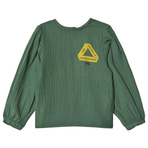 The Animals Observatory Opossum Shirt Green Triangle 4 Y    4 år  kvinde