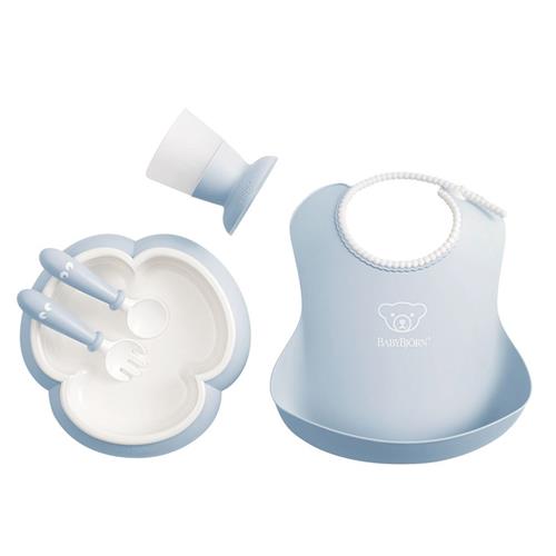 BabyBjörn Baby Dinner Set Powder Blue One Size      Unisex