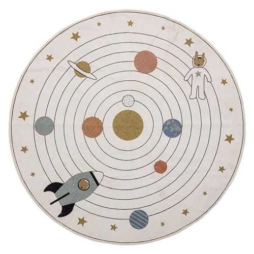 Bloomingville Space Tæppe Beige One Size    One Size  Unisex