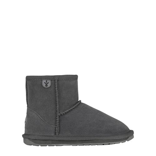 Emu Australia Wallaby Mini Teens Ankelboots Charcoal 38 EU      Unisex