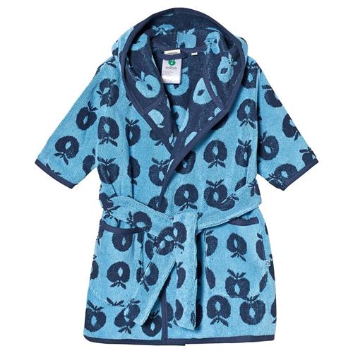 Småfolk Apples Badekåbe Blue Grotto 7-8 Y  Blå  7-8 år  mand