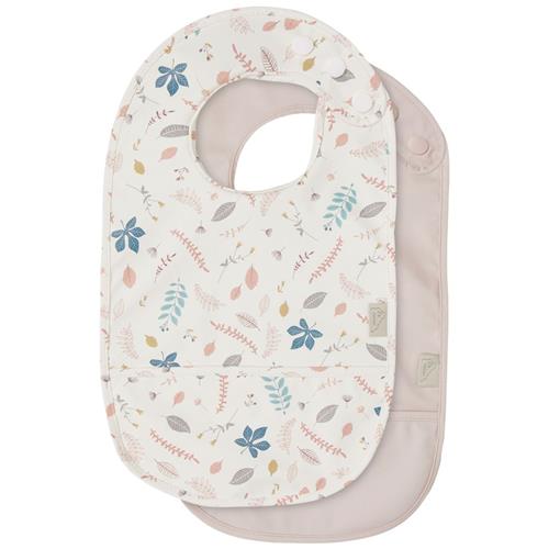 Cam Cam 2-pak Hagesmækker Pressed Leaves Rose/Dusty Rose Stroller      Unisex