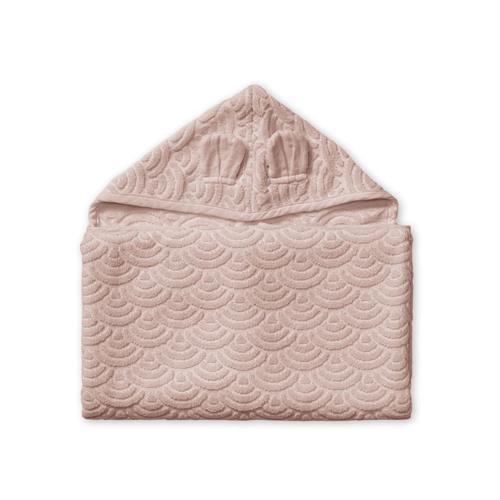 Cam Cam Junior Hættehåndklæde Dusty Rose One Size      Unisex
