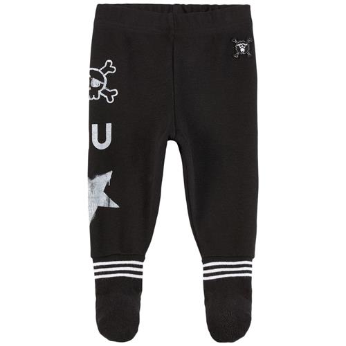 NUNUNU Sock Sweatpants Sort 3-6 Months    3-6 måneder  Unisex