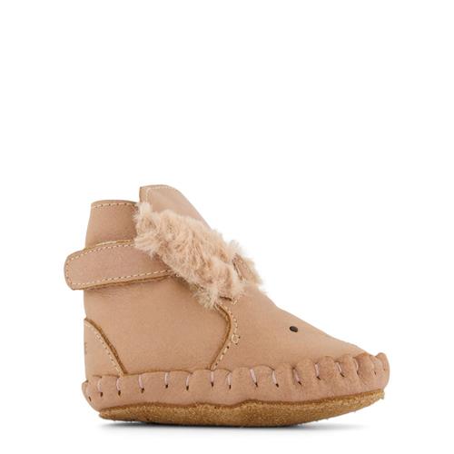 Donsje Amsterdam Kapi Exclusive Lining Før-sko Skoer Winter Bunny Light Rust Leather 6-12 Months    6-12 måneder  Unisex
