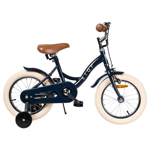 Stoy 14" Vintage Cykel Marineblå 4-5 Y      unisex