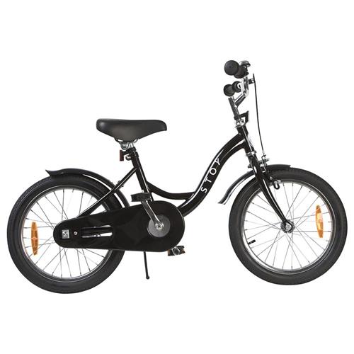 Stoy 16" Classic Cykel Sort 6-10 Y      Unisex