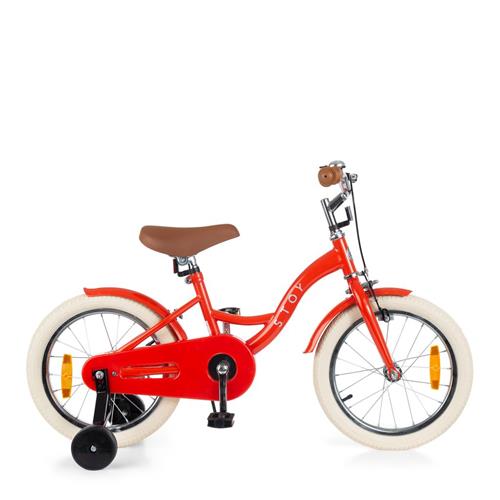 Stoy 16" Vintage Cykel Rød 5-7 Y      Unisex