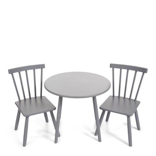 JOX Scandi Bord Og Stol Sæt Grå One Size      Unisex