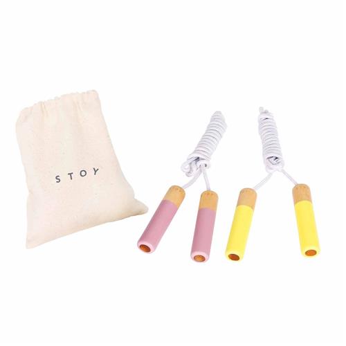 Stoy 2-pak FSC 100 Sjippetover Lyserøde 3-6 Y      Unisex