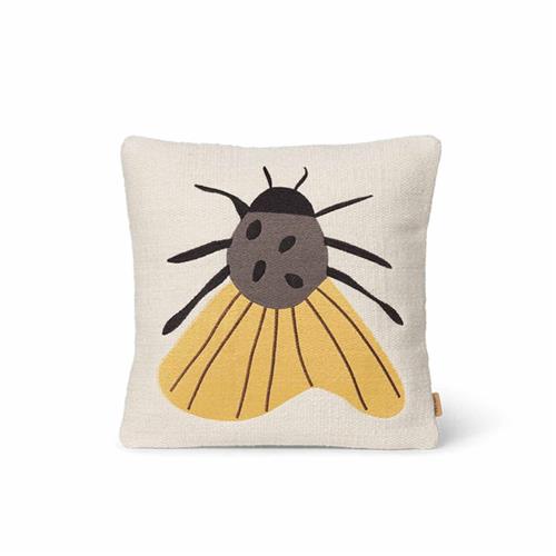ferm LIVING Forest Broderet Pude Moth One Size      Unisex