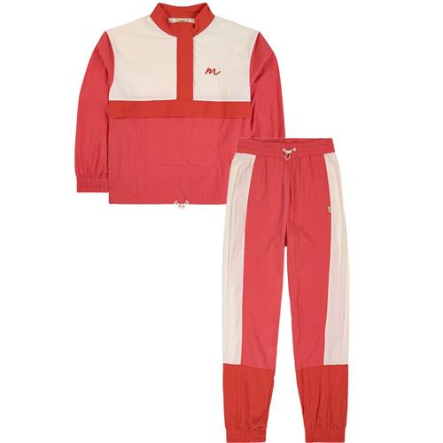 Kuling Kuling x Maja Mama Colorblock Tracksuit Candy Pink/Bright Red L  Lyserød  L  Unisex