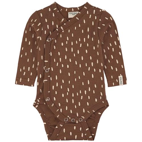 Kuling Prikket Indpak Krop Brun 62/68 cm  Brun  62/68 cm  Unisex