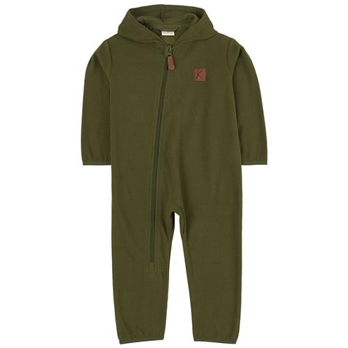 Kuling Northpole Fleece Onesie Mosgrøn 74 cm  Grøn  74 cm  Unisex