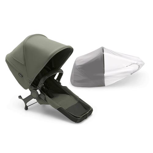 Bugaboo Donkey 5 Duo Udvidelsessæt Black/Forest Green Stroller      Unisex