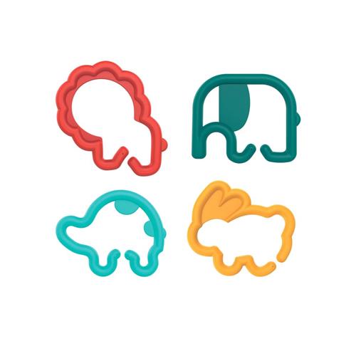 Scandinavian Baby Products Dyreformede Ringe Multifarvede 0-3 Y      Unisex