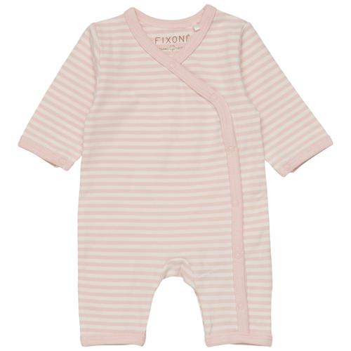 Fixoni Stribet Heldragt Sepia Rose 32 cm  Lyserød  32 cm  Unisex