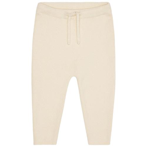 Flöss Kaya Strikkede Bukser Soft White 74 cm  Creme  74 cm  Unisex