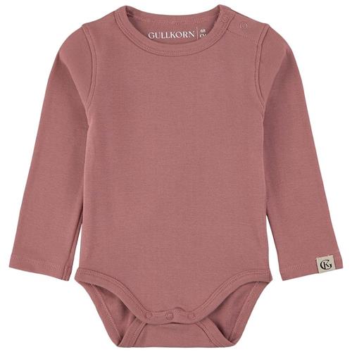 Gullkorn Villvette Babybody Old Pink 56 cm  Lyserød  56 cm  unisex
