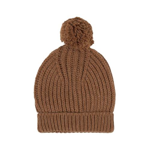 1+ in the family Strikket Hue Caramel 6-9 Months  Brun  6-9 måneder  Unisex