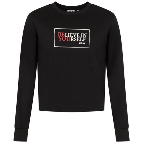 Fila Belli Cropped Sweatshirt Moonless Night 146/152 cm  Sort  146/152 cm  kvinde